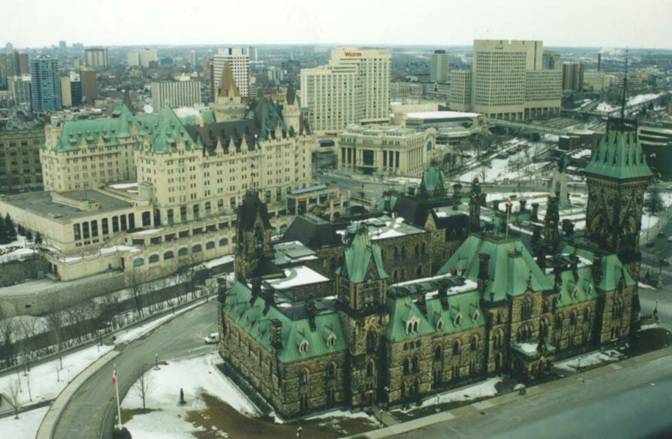 Ottawa - vládní budovy a centrum města
