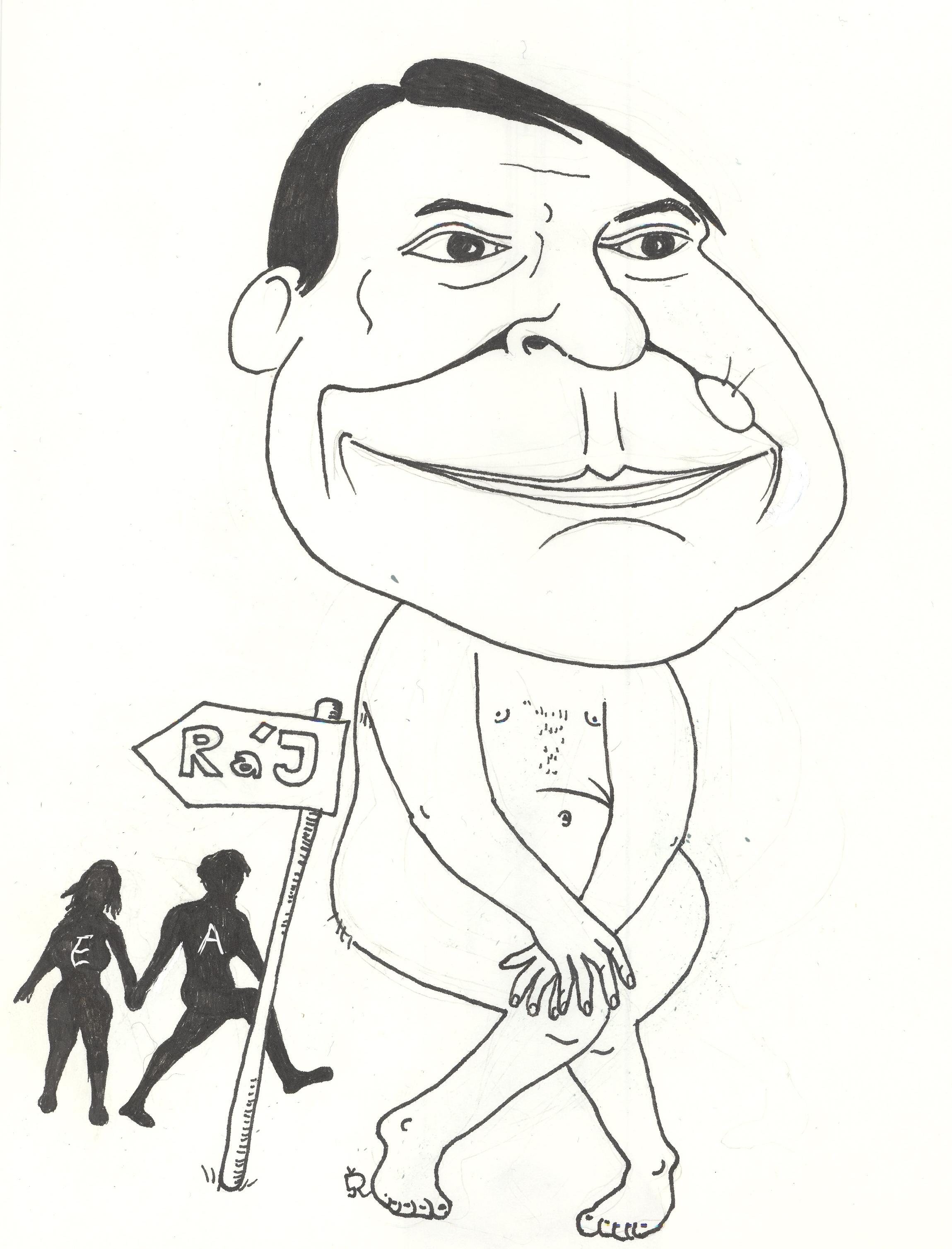 Jiří Paroubek
karikatura