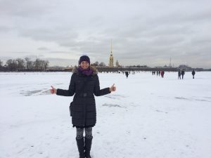 Lucka Rusko - Cesta přes zamrzlou Něvu, autor Lucie Urbánková (1)